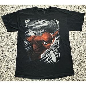 The Amazing Spider-Man Lizard Movie‎ Marvel Black T-Shirt Men's Large